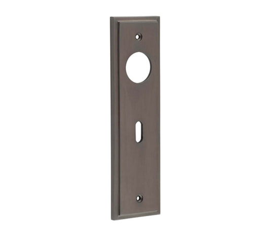 bur451db.jpg Frelan Burlington II Lever Plate Choices Lock Dark Bronze - Image 1