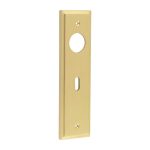 Frelan Burlington II Lever Plate Choices Lock Satin Brass
