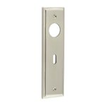 Frelan Burlington II Lever Plate Choices Lock Satin Nickel