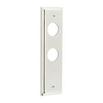 Frelan Burlington II Lever Plate Choices Bathroom Polished Nickel