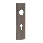 Frelan Burlington II Lever Plate Choices Din Euro Dark Bronze