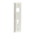 Frelan Burlington II Lever Plate Choices Din Euro Polished Nickel