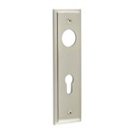Frelan Burlington II Lever Plate Choices Din Euro Satin Nickel