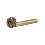 Frelan Richmond Antique Brass Lever on Rose Door Handle Antique Brass - Roses Sold Separately
