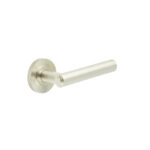 Frelan Richmond Door Handles Knurled Rose Satin Nickel