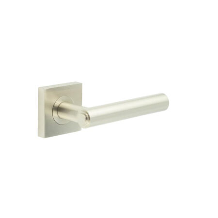 Frelan Richmond Door Handles Square Plain Satin Nickel