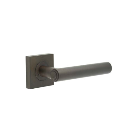 Frelan Richmond Door Handles Square Plain Dark Bronze