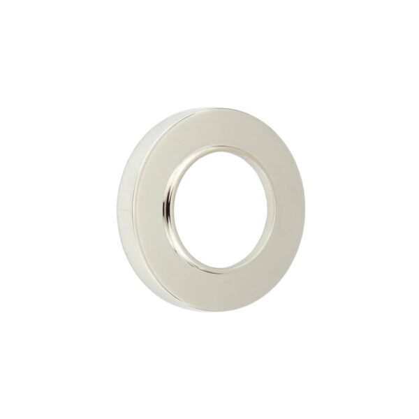 Frelan Burlington Plain Outer Roses Polished Nickel