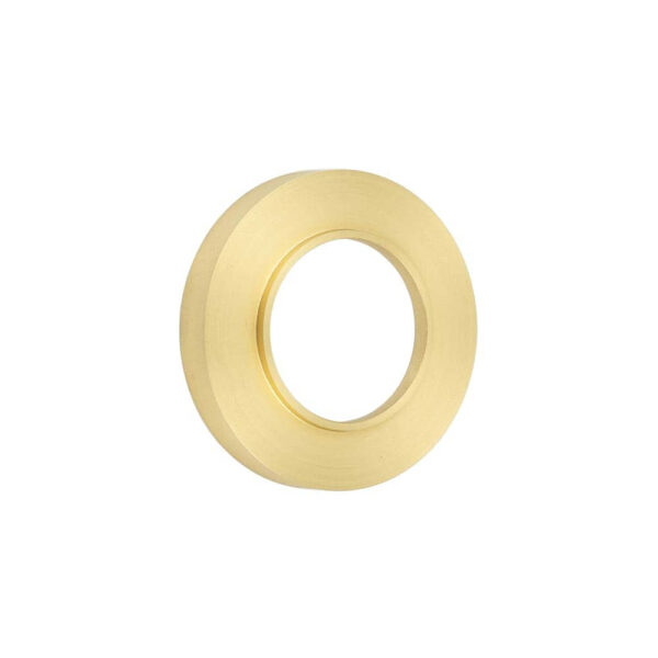Frelan Burlington Plain Outer Roses Satin Brass