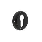 Burlington Euro Profile Escutcheons No Rose Black
