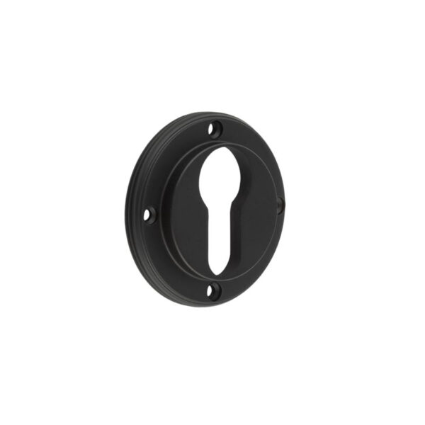 Burlington Euro Profile Escutcheons No Rose Black