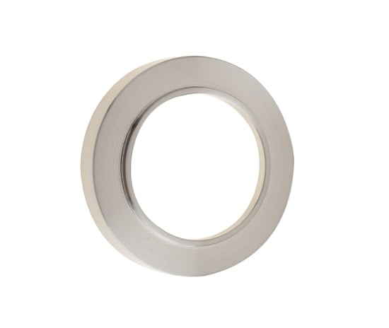 bur71sn.jpg Frelan Burlington Plain Outer Roses for Escutcheons Satin Nickel - Image 1