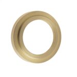 Burlington Stepped Outer Roses for Escutcheons Satin Brass