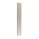 Frelan Burlington Finger Plate 450 X 75mm Polished Nickel