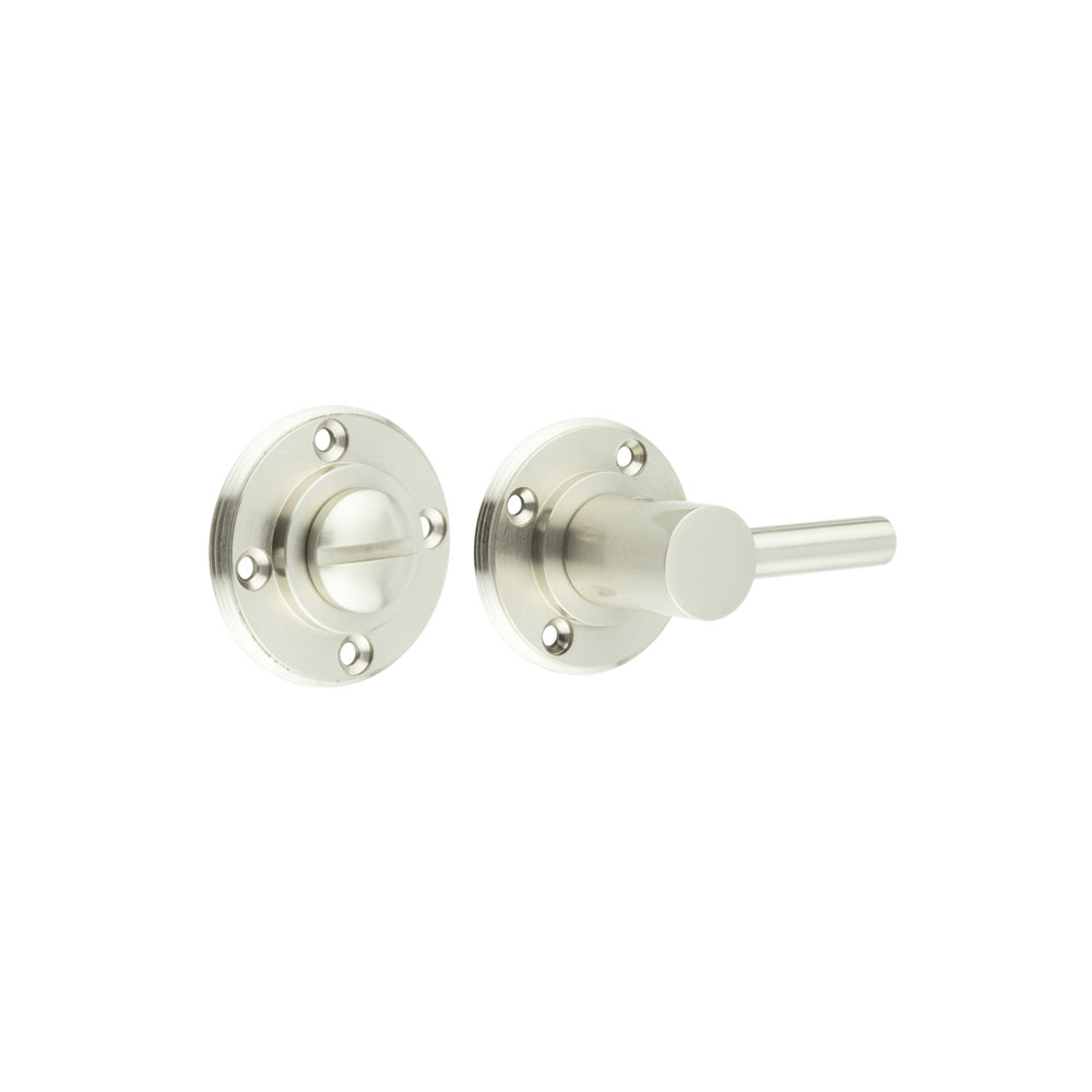 bur82sn.jpg Frelan Burlington Easy Turn & Release No Rose Satin Nickel - Image 1