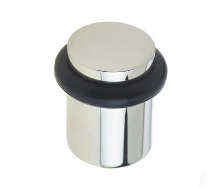 Frelan Burlington Plain Door Stops Polished Nickel