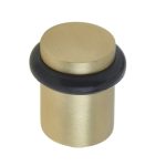 Frelan Burlington Plain Door Stops Satin Brass