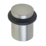 Frelan Burlington Plain Door Stops Satin Nickel