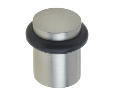 Frelan Burlington Plain Door Stops Satin Nickel