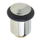 Frelan Burlington Chamfered Door Stops Polished Nickel