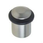 Frelan Burlington Chamfered Door Stops Satin Nickel