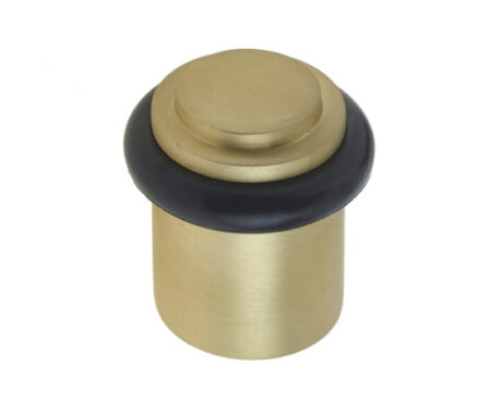 Frelan Burlington Stepped Door Stops Satin Brass