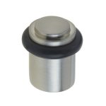 Frelan Burlington Stepped Door Stops Satin Nickel