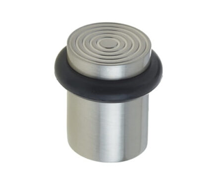 Frelan Burlington Reeded Door Stops Satin Nickel