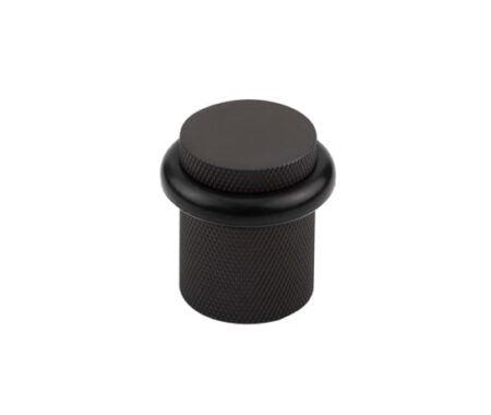 Frelan Burlington Knurled Floor Mounted Doorstops 40mm Dia Dark Bronze