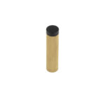 Burlington Knurled Wall Mounted Doorstops No Rose Satin Brass