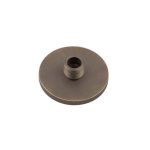 Burlington Knurled Bases to Suit Wall Mounted Doorstops 50mm Dia Antique Brass