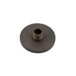 Burlington Knurled Bases to Suit Wall Mounted Doorstops 50mm Dia Dark Bronze