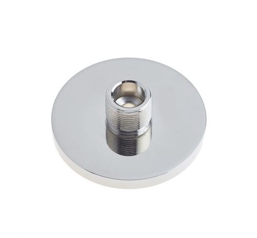 Burlington Plain Bases to Suit Wall Mounted Doorstops Polished Nickel