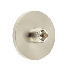 Burlington Plain Bases to Suit Wall Mounted Doorstops Satin Nickel