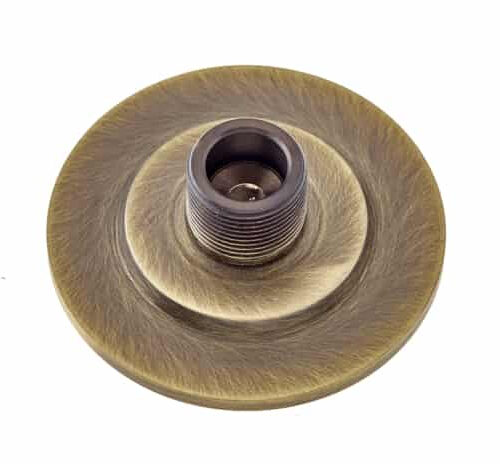 Burlington Stepped Bases to Suit Wall Mounted Doorstops Antique Brass
