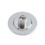 Burlington Stepped Bases to Suit Wall Mounted Doorstops Polished Nickel