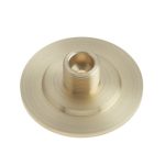 Burlington Stepped Bases to Suit Wall Mounted Doorstops Satin Brass