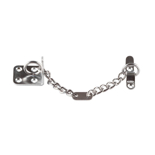 Jedo Heavy Duty Security Door Chains 200mm Satin Chrome