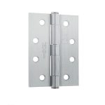 Jedo Grade 7 Steel Heavy Duty Button Tip Hinges 102x76x2.5mm Satin Chrome