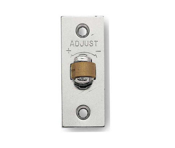 Frelan Jedo Adjustable Rollerbolt Catches with Brass Roller 36mm Satin Nickel