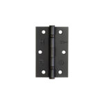 Jedo Steel Ball Bearing Hinges 89x58mm 89x58x2mm Black