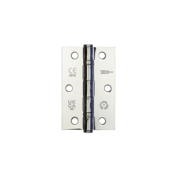 Jedo Steel Ball Bearing Hinges 89x58mm 89x58x2mm Polished Chrome