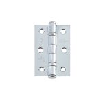 Jedo Grade 7 Steel Ball Bearing Hinges 76x50mm Polished Chrome
