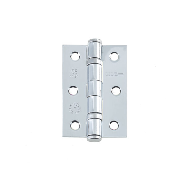 Jedo Grade 7 Steel Ball Bearing Hinges 76x50mm Polished Chrome