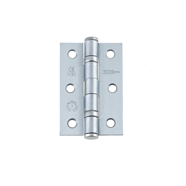 Jedo Grade 7 Steel Ball Bearing Hinges 76x50mm Satin Chrome