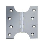 Budget Parliament Hinges 102x124x4mm Polished Chrome