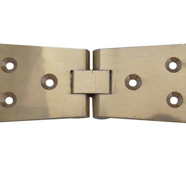 Jedo Counter Flap Hinge 99x40x1mm Polished Brass