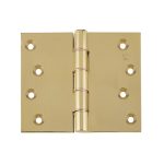 Projection Hinges 102x125x3.5mm Polished Brass