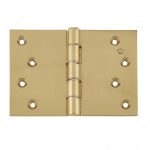 Projection Hinges 102x151x3.5mm Polished Brass