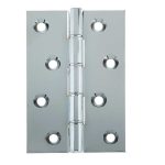 Double Phosphor Bronze Washered Hinge Polished Chrome